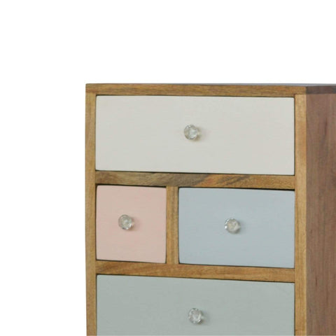Multi Drawer Painted Bedside Sleeping Artisan Furniture 