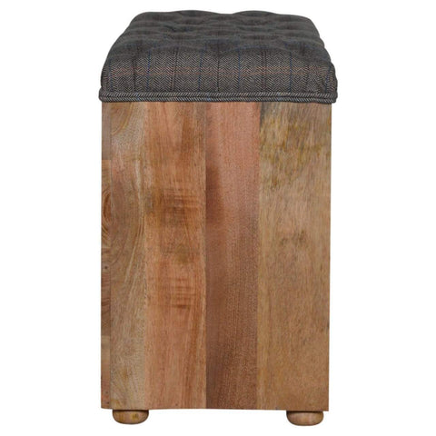 Multi Tweed 6 Slot Shoe Cabinet Living Artisan Furniture 