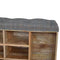 Multi Tweed 6 Slot Shoe Cabinet Living Artisan Furniture 