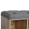 Multi Tweed 6 Slot Shoe Cabinet Living Artisan Furniture 