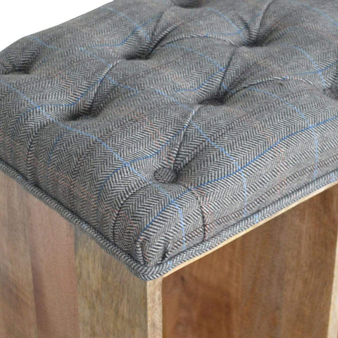 Multi Tweed 6 Slot Shoe Cabinet Living Artisan Furniture 