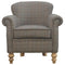 Multi Tweed Armchair with Turned Feet Living Artisan Furniture 