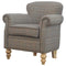 Multi Tweed Armchair with Turned Feet Living Artisan Furniture 