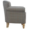 Multi Tweed Armchair with Turned Feet Living Artisan Furniture 