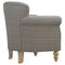 Multi Tweed Armchair with Turned Feet Living Artisan Furniture 