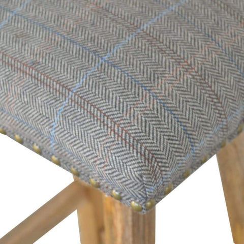 Multi Tweed Bar Stool Dining Artisan Furniture 