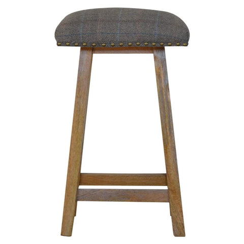 Multi Tweed Bar Stool Dining Artisan Furniture 