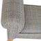 Multi Tweed Bedroom Bench with Turned Feet Living Artisan Furniture 