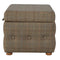 Multi Tweed Deep Button Footstool Living Artisan Furniture 