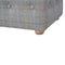 Multi Tweed Deep Button Footstool Living Artisan Furniture 
