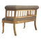 Multi Tweed Deep Button Hallway Bench Living Artisan Furniture 