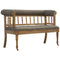 Multi Tweed Deep Button Hallway Bench Living Artisan Furniture 