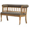 Multi Tweed Deep Button Hallway Bench Living Artisan Furniture 