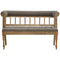 Multi Tweed Deep Button Hallway Bench Living Artisan Furniture 