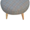 Multi Tweed Nordic Style Footstool Living Artisan Furniture 