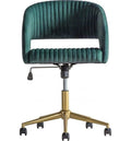 Murray Swivel Chair Green Velvet Living Regency Studio 