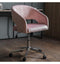 Murray Swivel Chair Pink Velvet Living Regency Studio 