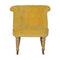 Mustard Velvet Accent Chair Living Artisan Furniture 