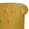 Mustard Velvet Accent Chair Living Artisan Furniture 