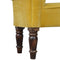 Mustard Velvet Bench Living Artisan Furniture 