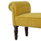 Mustard Velvet Bench Living Artisan Furniture 