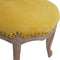 Mustard Velvet Studded Chair Living Artisan Furniture 