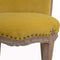 Mustard Velvet Studded Chair Living Artisan Furniture 