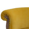 Mustard Velvet Studded Chair Living Artisan Furniture 
