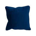 Navy Velvet Cushion 40x40cm Accessories Hill Interiors 