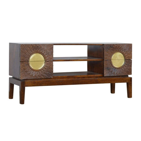 Nero Media Unit Living Artisan Furniture 