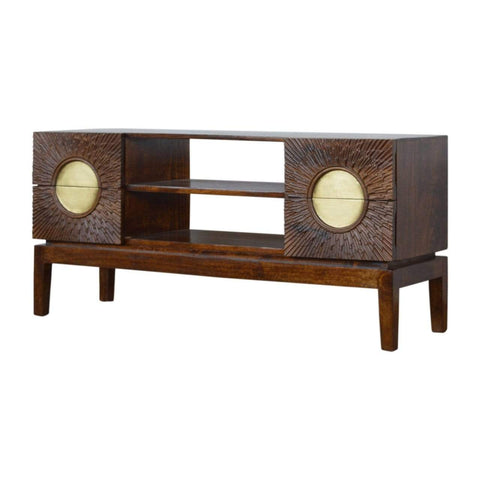 Nero Media Unit Living Artisan Furniture 