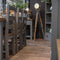 Nickel Industrial Spotlight Tripod Lamp Lighting Hill Interiors 