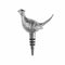 Nickel Pheasant Bottle Stopper Dining Hill Interiors 