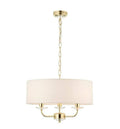 Nixon 3 Pendant Light Brass Lighting Regency Studio 