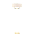 Nixon Floor Lamp Brass Lighting Regency Studio 