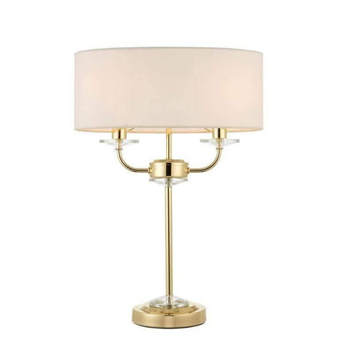Nixon Table Lamp Brass Lighting Regency Studio 