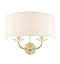 Nixon Wall Light Brass Lighting Regency Studio 