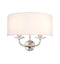 Nixon Wall Light Bright Nickel Lighting Regency Studio 