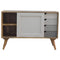 Nordic Sliding Cabinet with 4 Drawers Living Artisan Furniture 