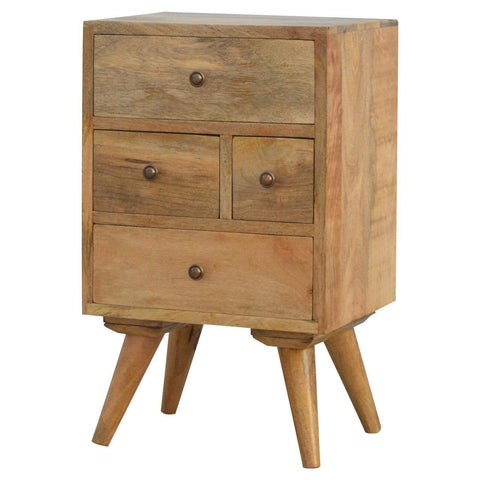 Nordic Style 4 Drawer Multi Bedside Sleeping Artisan Furniture 