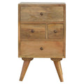 Nordic Style 4 Drawer Multi Bedside Sleeping Artisan Furniture 