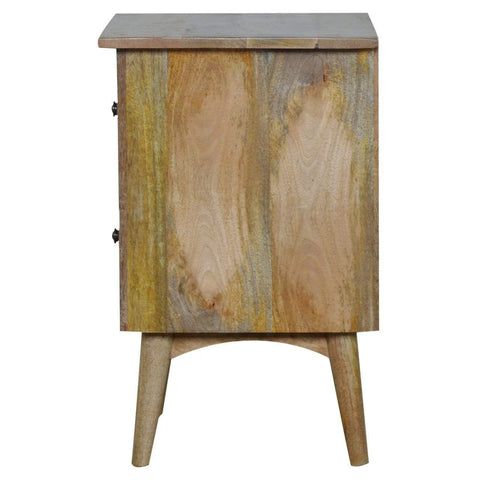 Nordic Style Bedside with 2 Drawers Sleeping Artisan Furniture 