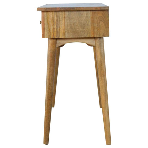 Nordic Style Console Table with 3 Drawers Living Artisan Furniture 