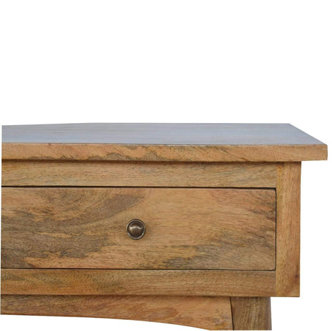 Nordic Style Console Table with 3 Drawers Living Artisan Furniture 