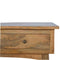 Nordic Style Console Table with 3 Drawers Living Artisan Furniture 