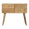 Nordic Style Console Table with 4 Drawers Living Artisan Furniture 