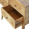 Nordic Style Console Table with 4 Drawers Living Artisan Furniture 