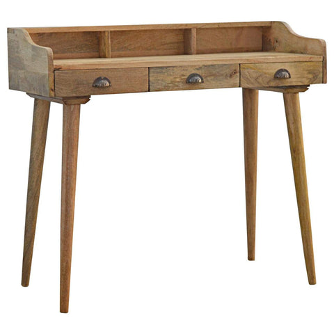 Nordic Style Gallery Back Writing Desk Living Artisan Furniture 