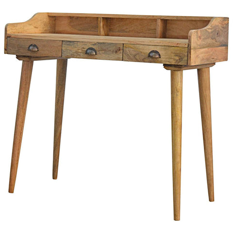 Nordic Style Gallery Back Writing Desk Living Artisan Furniture 