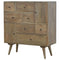 Nordic Style Multi Chest with 9 Drawers Sleeping Artisan Furniture 